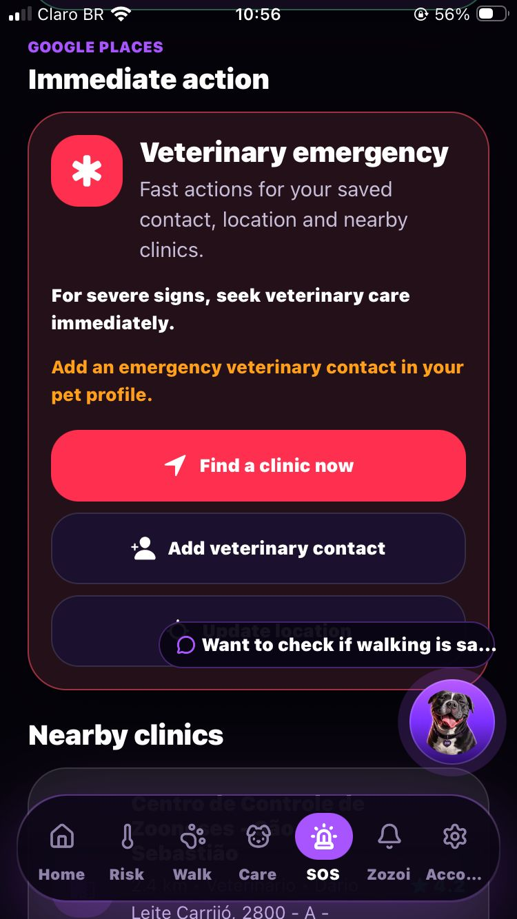 Emergency veterinary